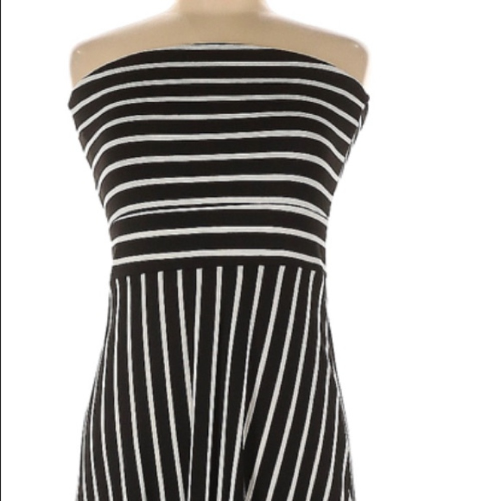 Strapless maxi dress